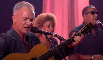 In Hamburg, Sting debuts 'Rushing Water' from upcoming album...