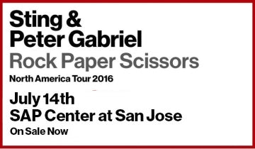 Sting, Peter Gabriel prove to be brilliant teammates...