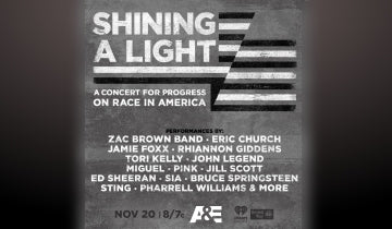 Sting performs "Fragile" at ''Shining a Light: A Concert for Progress on Race in America''...