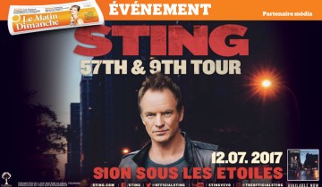 Sting 57th & 9th - Tournee Du Fetival D'ete on 12 July 2017...