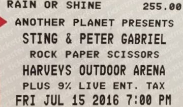 Peter Gabriel, Sting are Sledgehammers!