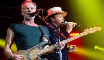 Sting & Shaggy 44/876 tour ends in UK - PHOTOS...