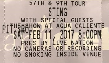 Sting eschews politics to provide great entertainment at The Show...