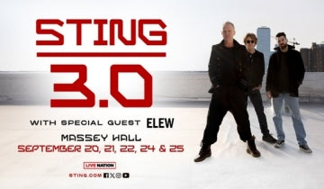 Toronto Sun: Sting keeps fans on their toes ā€“ and feet ā€“ at first of five Massey Hall shows...