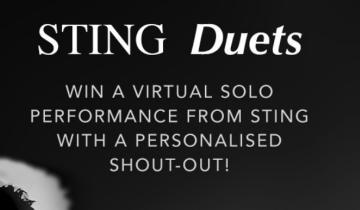 Last Chance to Win a Virtual Solo Performance from Sting!
