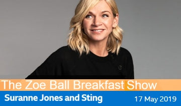 Sting appearing on the Zoe Ball Breakfast Show 17 May...