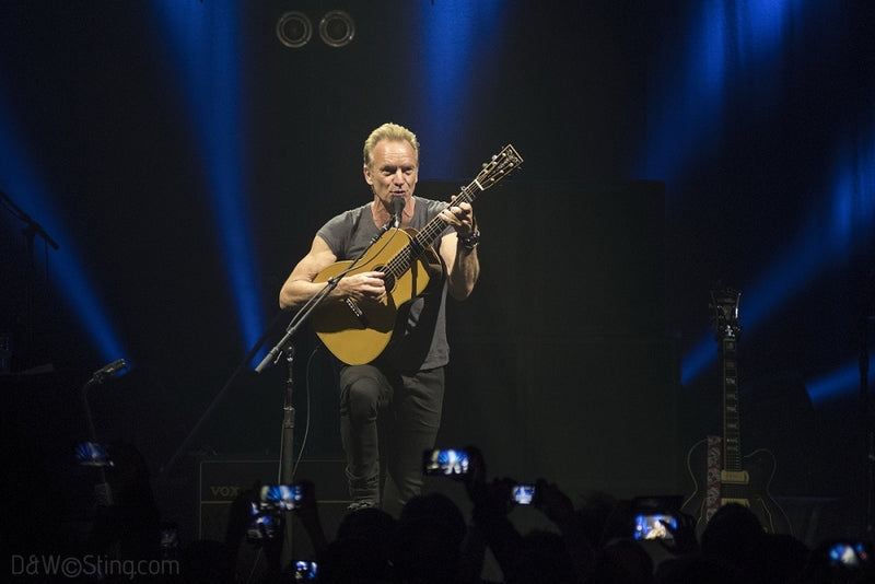 Sting, Joe Sumner and The Last Bandoleros performing in London on April 10, 2017. ©DW/Sting.com