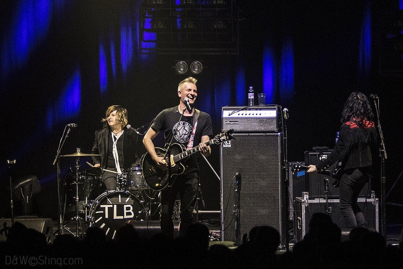 Sting, Joe Sumner and The Last Bandoleros performing in London on April 10, 2017. ©DW/Sting.com