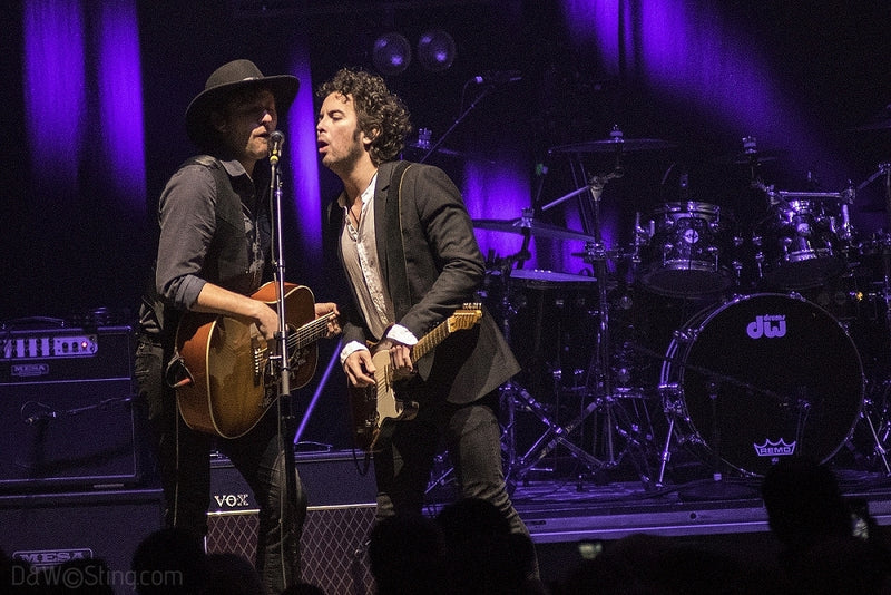 Sting, Joe Sumner and The Last Bandoleros performing in London on April 10, 2017. ©DW/Sting.com