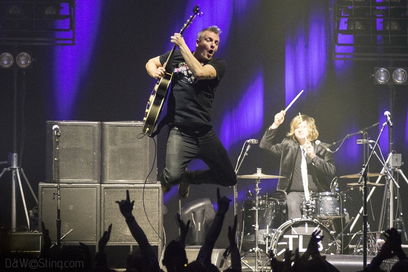 Sting, Joe Sumner and The Last Bandoleros performing in London on April 10, 2017. ©DW/Sting.com