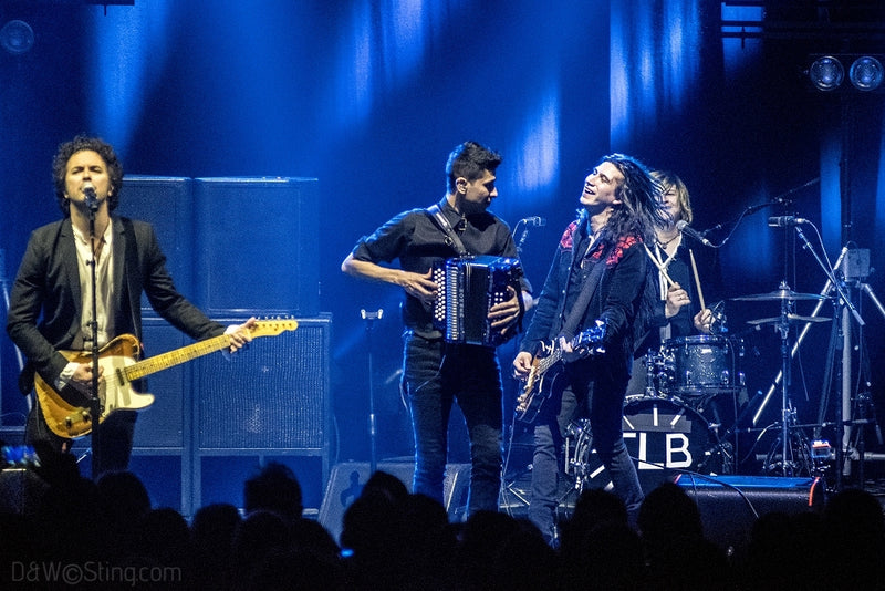 Sting, Joe Sumner and The Last Bandoleros performing in London on April 10, 2017. ©DW/Sting.com