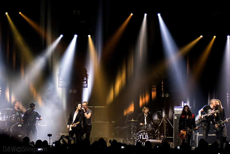 Sting, Joe Sumner and The Last Bandoleros performing in London on April 10, 2017. ©DW/Sting.com