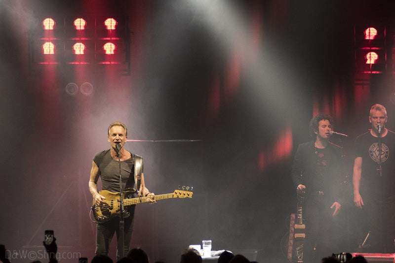 Sting, Joe Sumner and The Last Bandoleros performing in London on April 10, 2017. ©DW/Sting.com