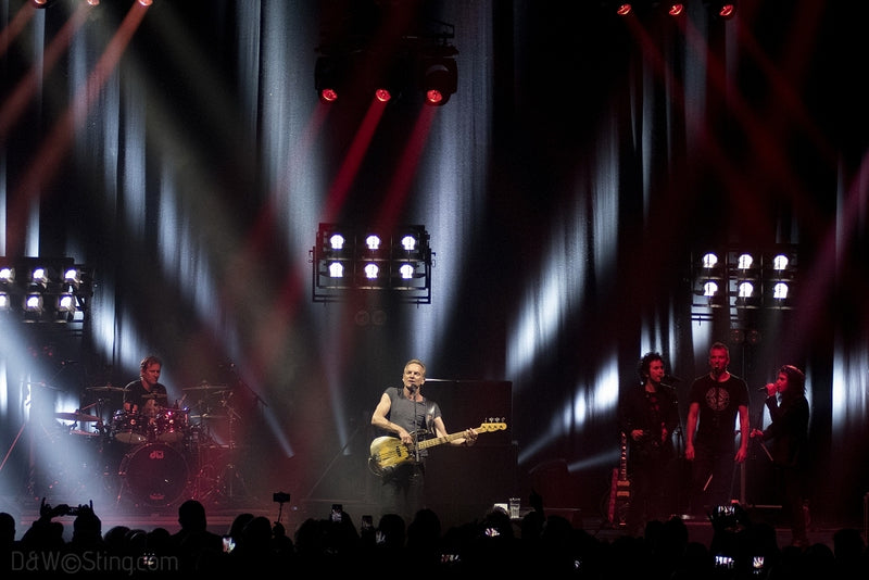 Sting, Joe Sumner and The Last Bandoleros performing in London on April 10, 2017. ©DW/Sting.com