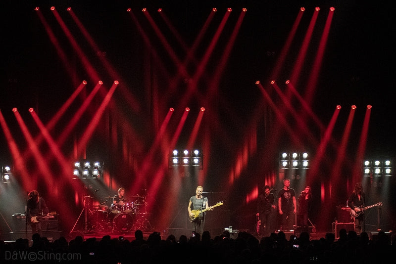 Sting, Joe Sumner and The Last Bandoleros performing in London on April 10, 2017. ©DW/Sting.com