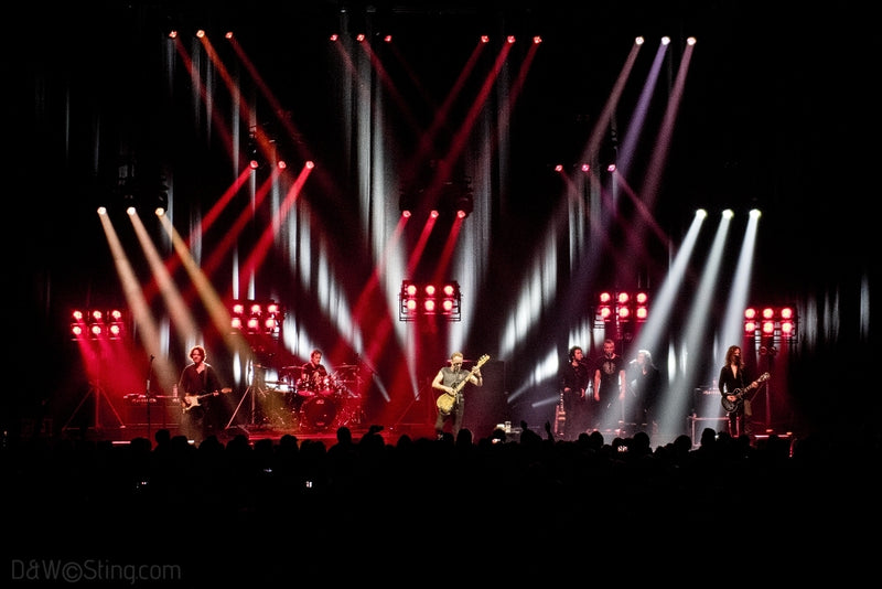 Sting, Joe Sumner and The Last Bandoleros performing in London on April 10, 2017. ©DW/Sting.com
