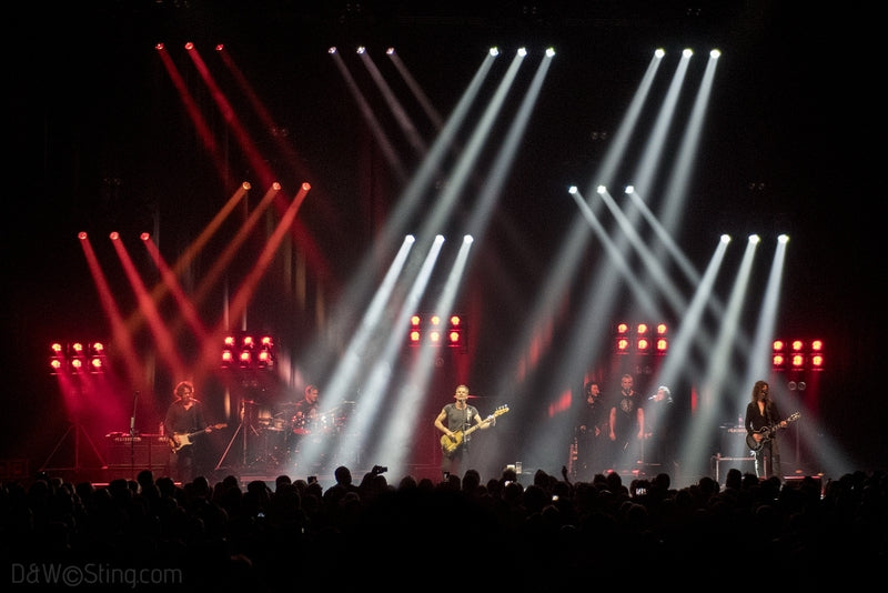 Sting, Joe Sumner and The Last Bandoleros performing in London on April 10, 2017. ©DW/Sting.com