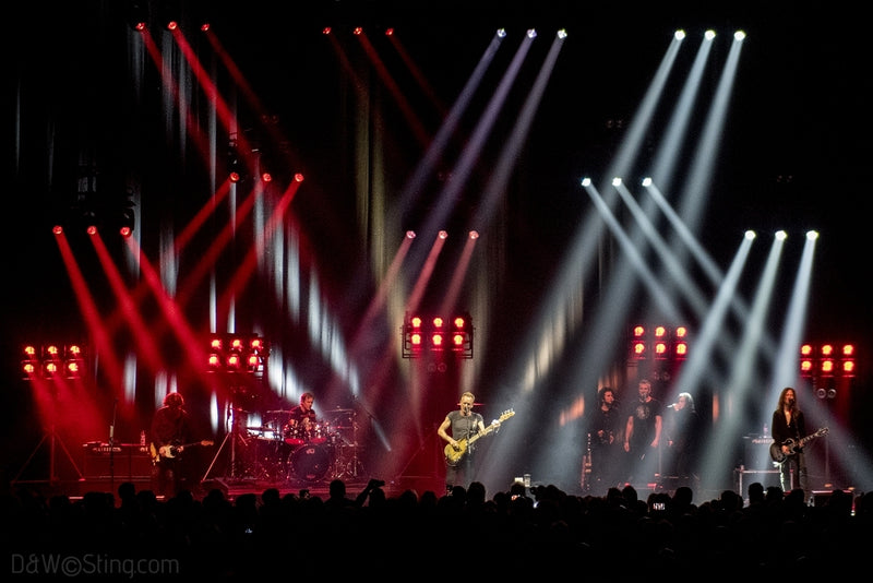 Sting, Joe Sumner and The Last Bandoleros performing in London on April 10, 2017. ©DW/Sting.com