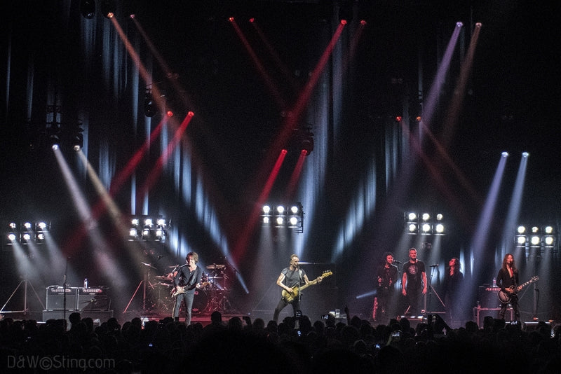 Sting, Joe Sumner and The Last Bandoleros performing in London on April 10, 2017. ©DW/Sting.com