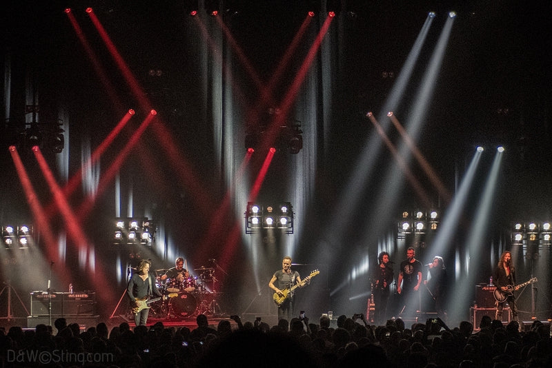 Sting, Joe Sumner and The Last Bandoleros performing in London on April 10, 2017. ©DW/Sting.com