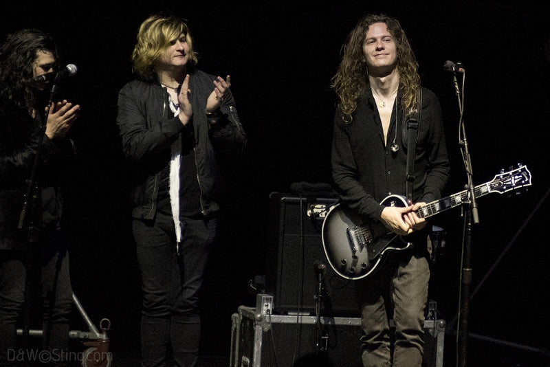 Sting, Joe Sumner and The Last Bandoleros performing in London on April 10, 2017. ©DW/Sting.com