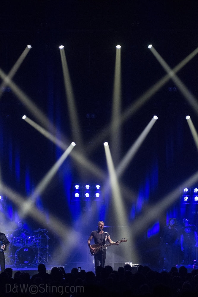 Sting, Joe Sumner and The Last Bandoleros performing in London on April 10, 2017. ©DW/Sting.com
