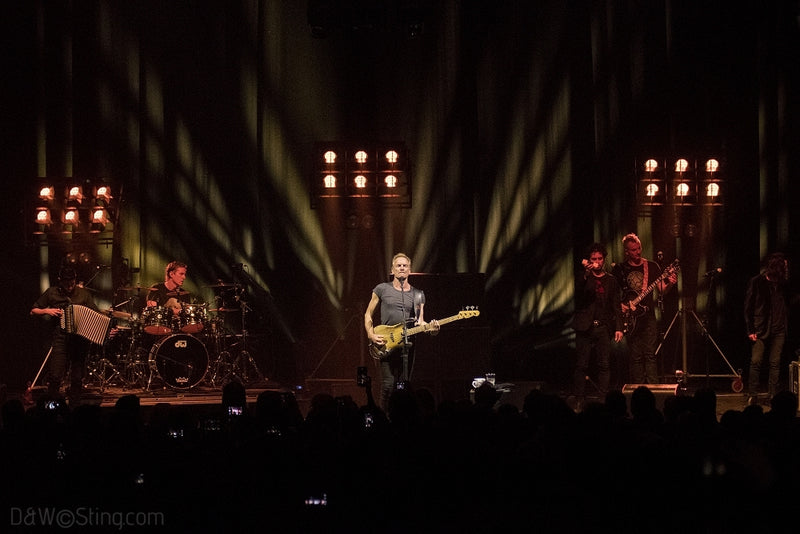 Sting, Joe Sumner and The Last Bandoleros performing in London on April 10, 2017. ©DW/Sting.com