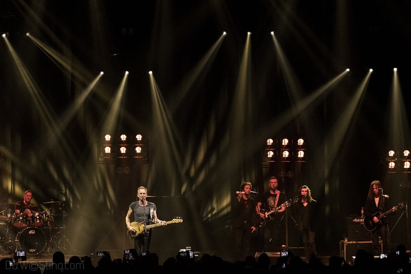 Sting, Joe Sumner and The Last Bandoleros performing in London on April 10, 2017. ©DW/Sting.com