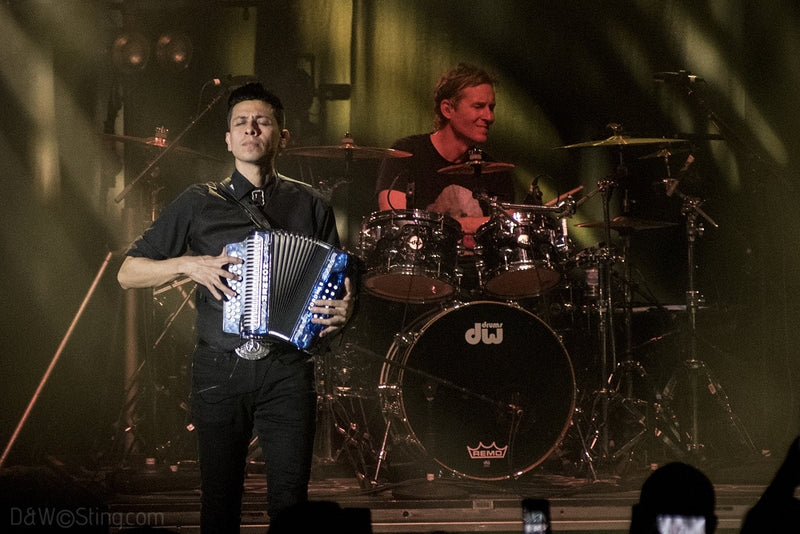 Sting, Joe Sumner and The Last Bandoleros performing in London on April 10, 2017. ©DW/Sting.com