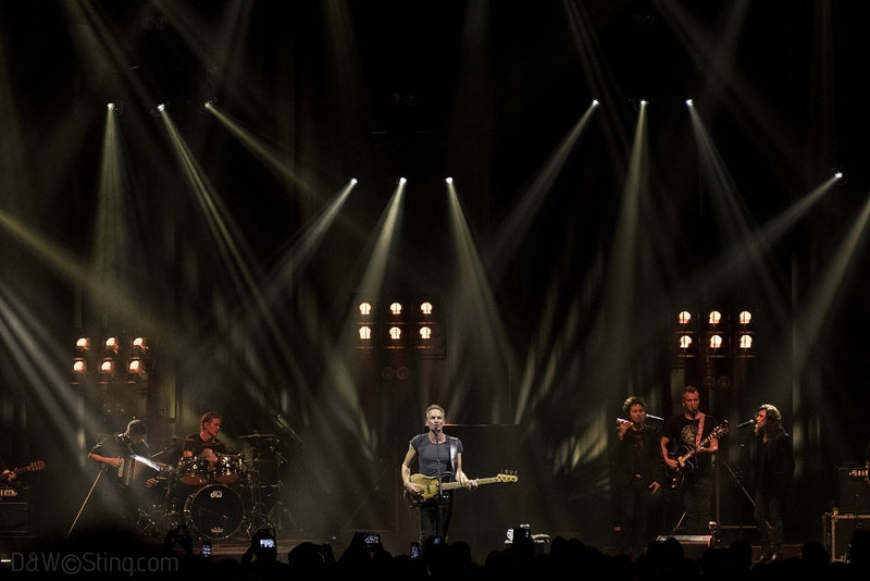 Sting, Joe Sumner and The Last Bandoleros performing in London on April 10, 2017. ©DW/Sting.com