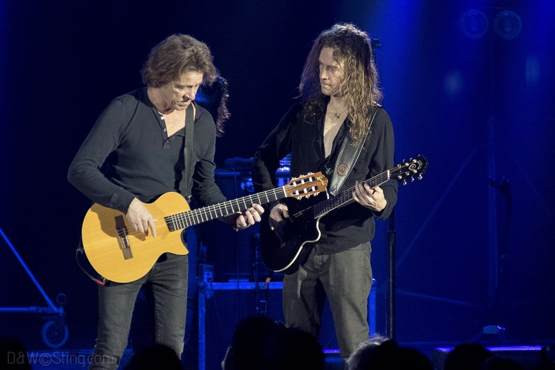 Sting, Joe Sumner and The Last Bandoleros performing in London on April 10, 2017. ©DW/Sting.com