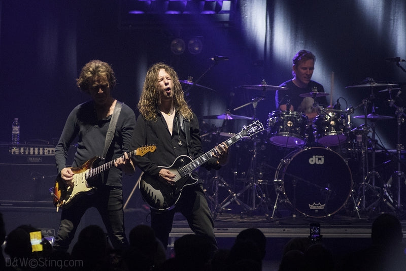 Sting, Joe Sumner and The Last Bandoleros performing in London on April 10, 2017. ©DW/Sting.com
