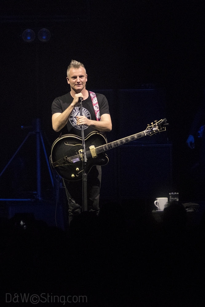 Sting, Joe Sumner and The Last Bandoleros performing in London on April 10, 2017. ©DW/Sting.com