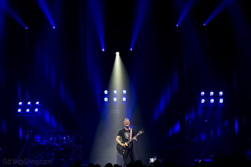 Sting, Joe Sumner and The Last Bandoleros performing in London on April 10, 2017. ©DW/Sting.com
