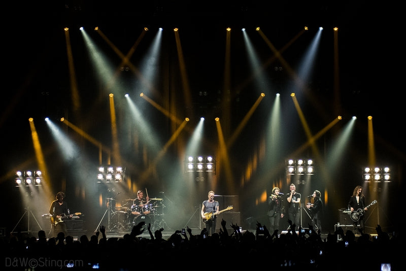 Sting, Joe Sumner and The Last Bandoleros performing in London on April 10, 2017. ©DW/Sting.com