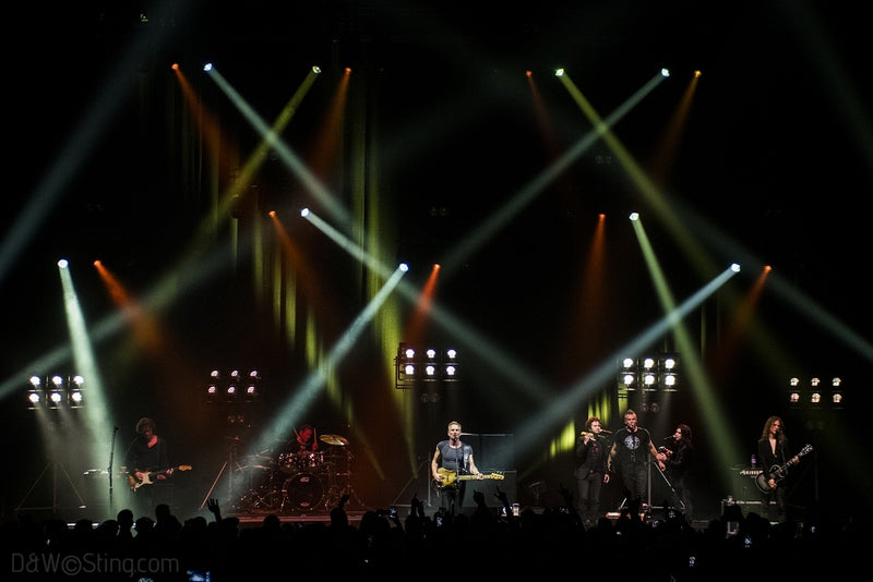 Sting, Joe Sumner and The Last Bandoleros performing in London on April 10, 2017. ©DW/Sting.com