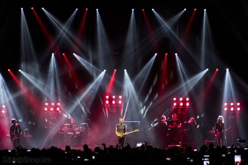 Sting, Joe Sumner and The Last Bandoleros performing in London on April 10, 2017. ©DW/Sting.com
