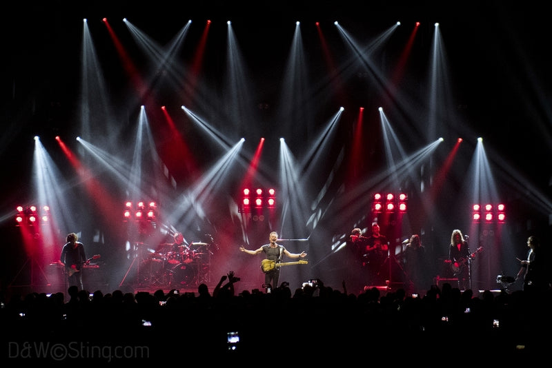 Sting, Joe Sumner and The Last Bandoleros performing in London on April 10, 2017. ©DW/Sting.com