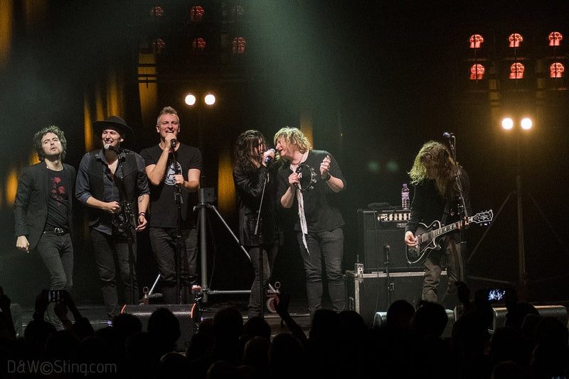 Sting, Joe Sumner and The Last Bandoleros performing in London on April 10, 2017. ©DW/Sting.com