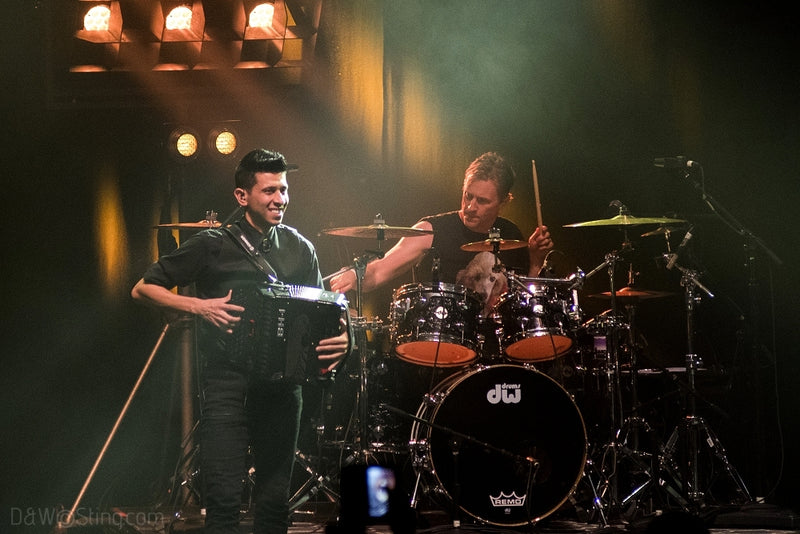 Sting, Joe Sumner and The Last Bandoleros performing in London on April 10, 2017. ©DW/Sting.com