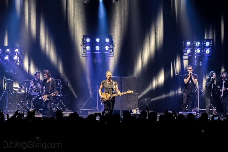 Sting, Joe Sumner and The Last Bandoleros performing in London on April 10, 2017. ©DW/Sting.com