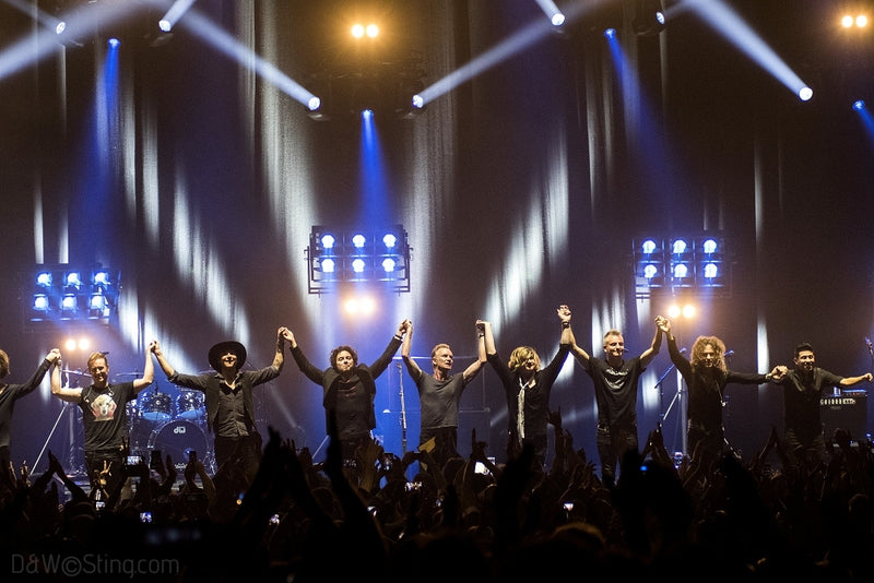 Sting, Joe Sumner and The Last Bandoleros performing in London on April 10, 2017. ©DW/Sting.com