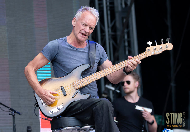 Sting MY SONGS Soundcheck at Scarborough Open Air Theatre, 25 June 2023. All images copyright D&W. Thanks to Cuffe & Taylor / Rhodes Media.