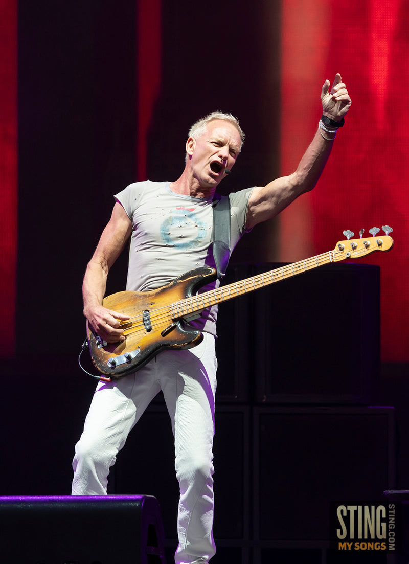 Sting MY SONGS at Lytham Festival, 30 June 2023. All images copyright D&W. Thanks to Cuffe and Taylor and Rhodes Media.