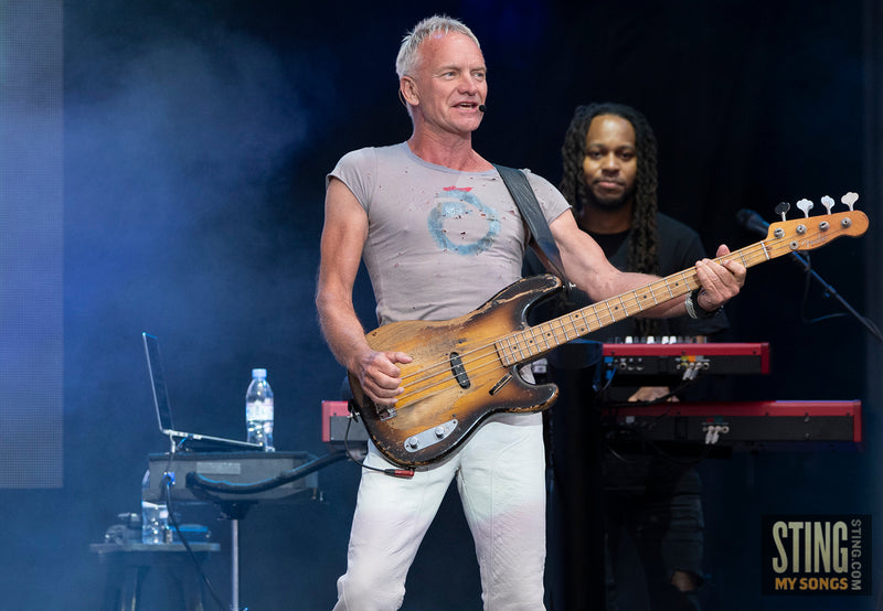 Sting MY SONGS at Scarborough Open Air Theatre, 25 June 2023. All images copyright D&W. Thanks to Cuffe and Taylor and Rhodes Media.