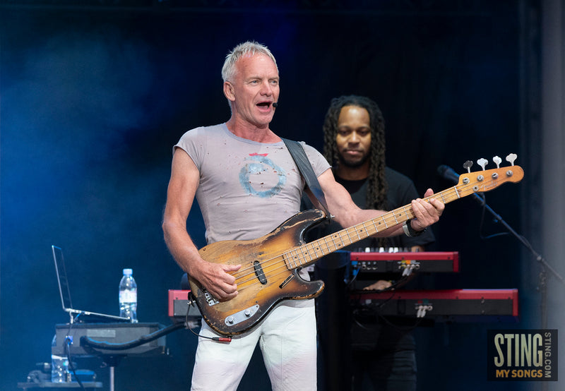 Sting MY SONGS at Scarborough Open Air Theatre, 25 June 2023. All images copyright D&W. Thanks to Cuffe and Taylor and Rhodes Media.