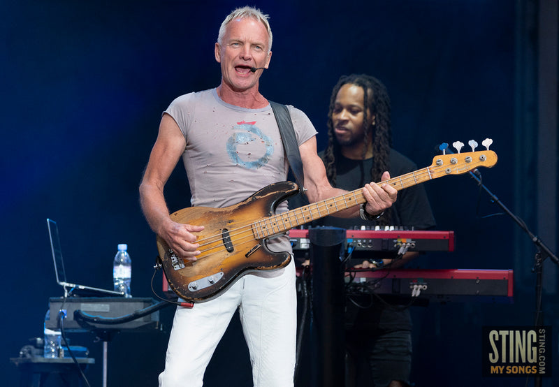 Sting MY SONGS at Scarborough Open Air Theatre, 25 June 2023. All images copyright D&W. Thanks to Cuffe and Taylor and Rhodes Media.