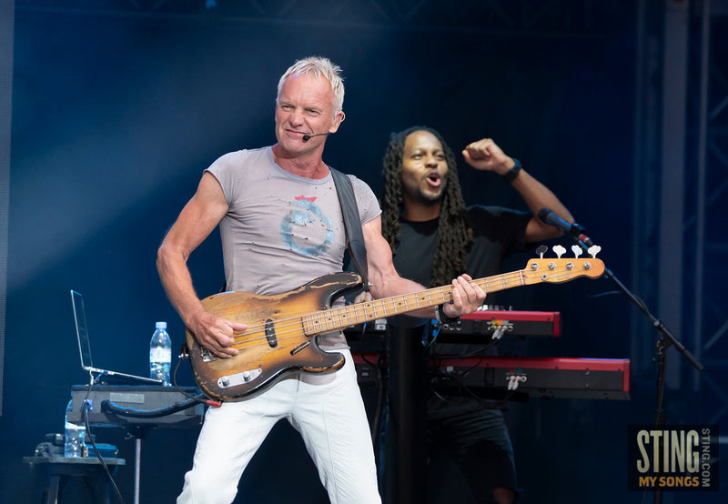 Sting MY SONGS at Scarborough Open Air Theatre, 25 June 2023. All images copyright D&W. Thanks to Cuffe and Taylor and Rhodes Media.