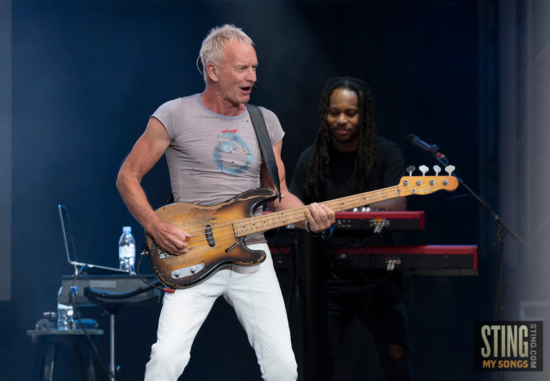 Sting MY SONGS at Scarborough Open Air Theatre, 25 June 2023. All images copyright D&W. Thanks to Cuffe and Taylor and Rhodes Media.