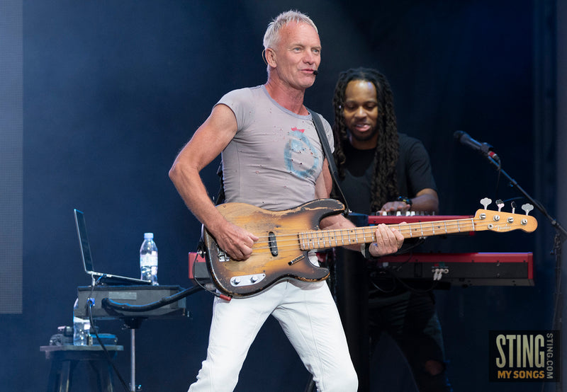 Sting MY SONGS at Scarborough Open Air Theatre, 25 June 2023. All images copyright D&W. Thanks to Cuffe and Taylor and Rhodes Media.